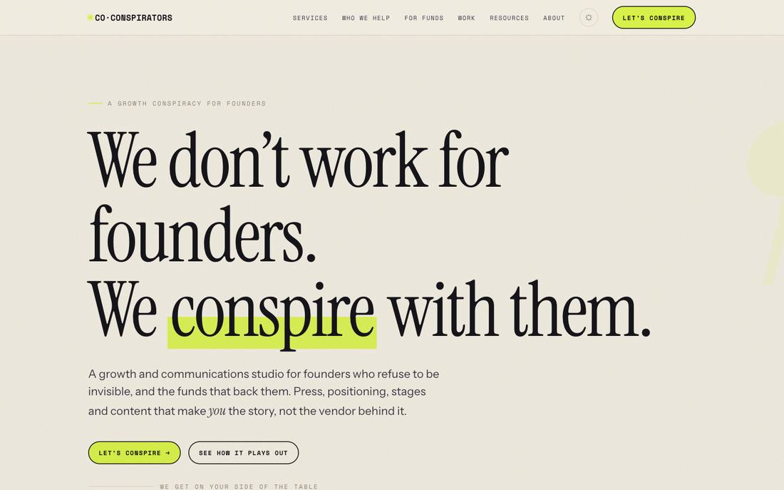Co-Conspirators website