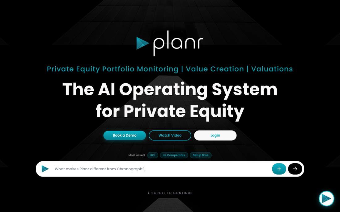 Planr website